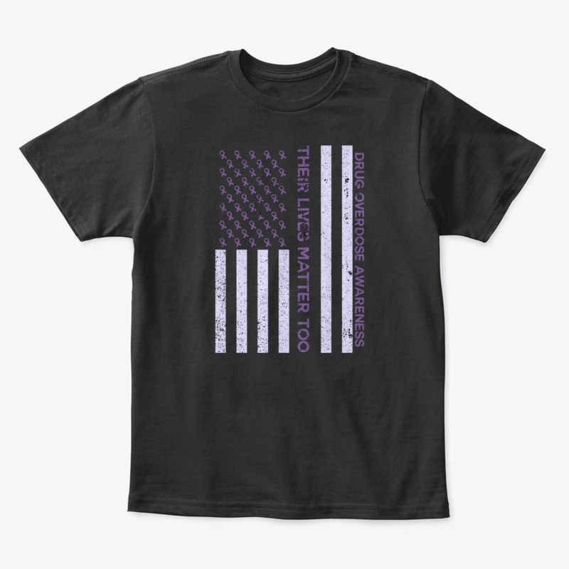 Drug Overdose Awareness Flag