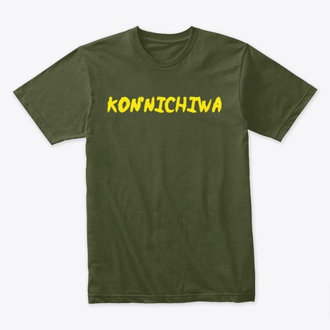 Japan Shisa Military Green Kaos Front