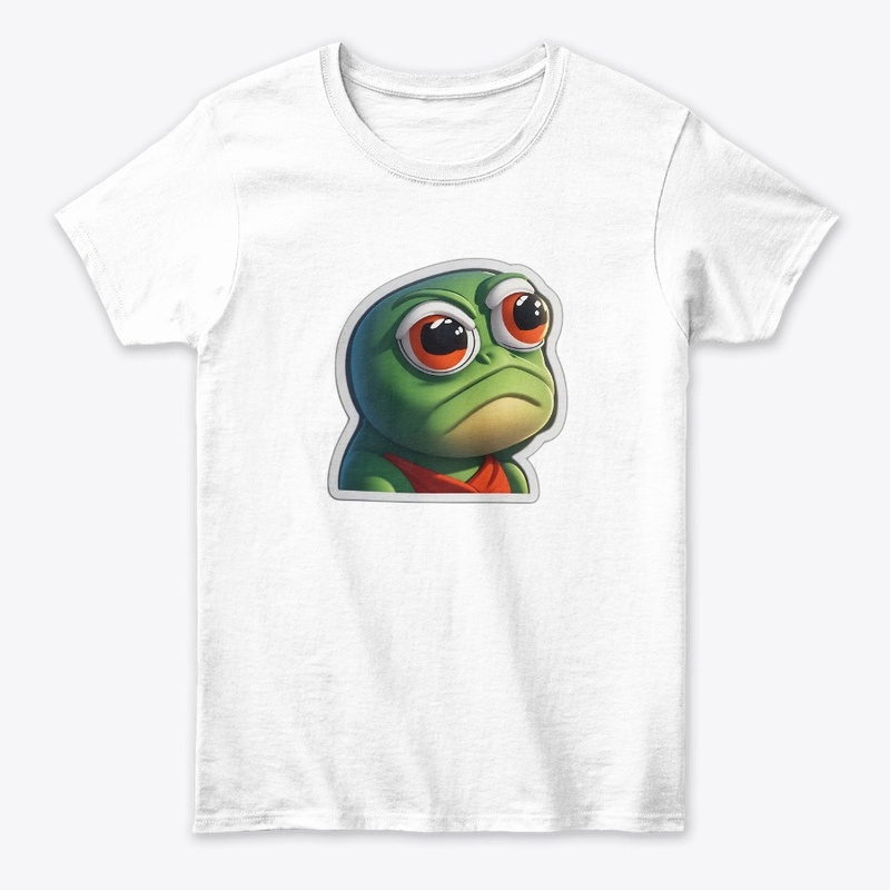 PEPE Sticker on T-Shirt