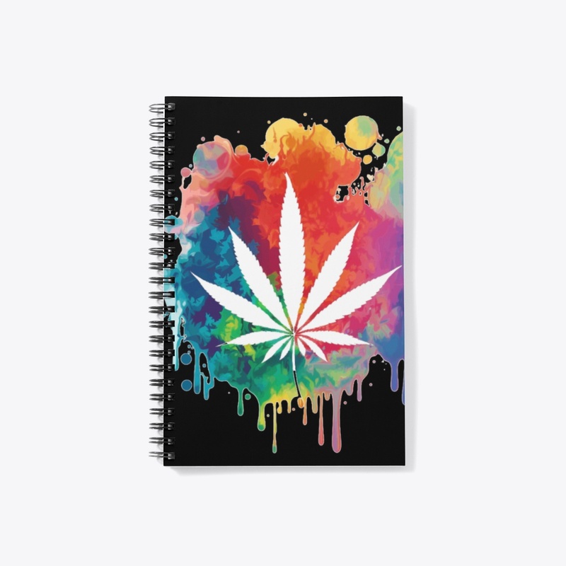 Color Drip Leaf Cut