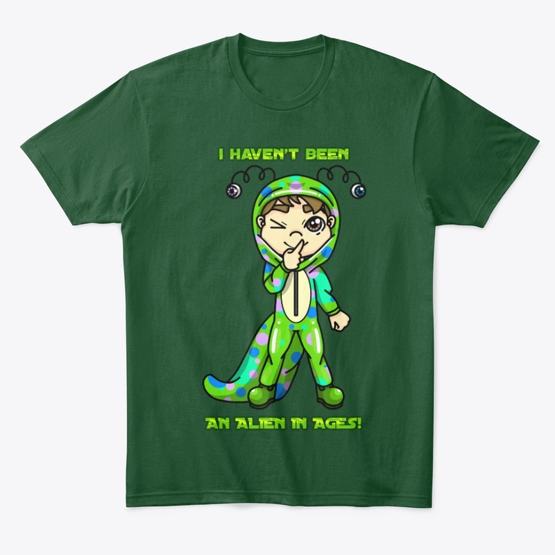 I haven't been an alien in ages (male)