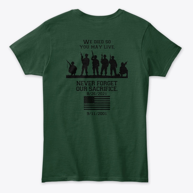 Never Forget 8/26/21 Tee Shirt