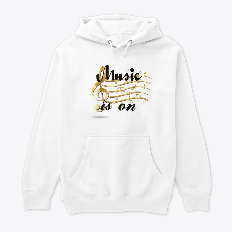 Music is on tees,music notes,rhythm,rock