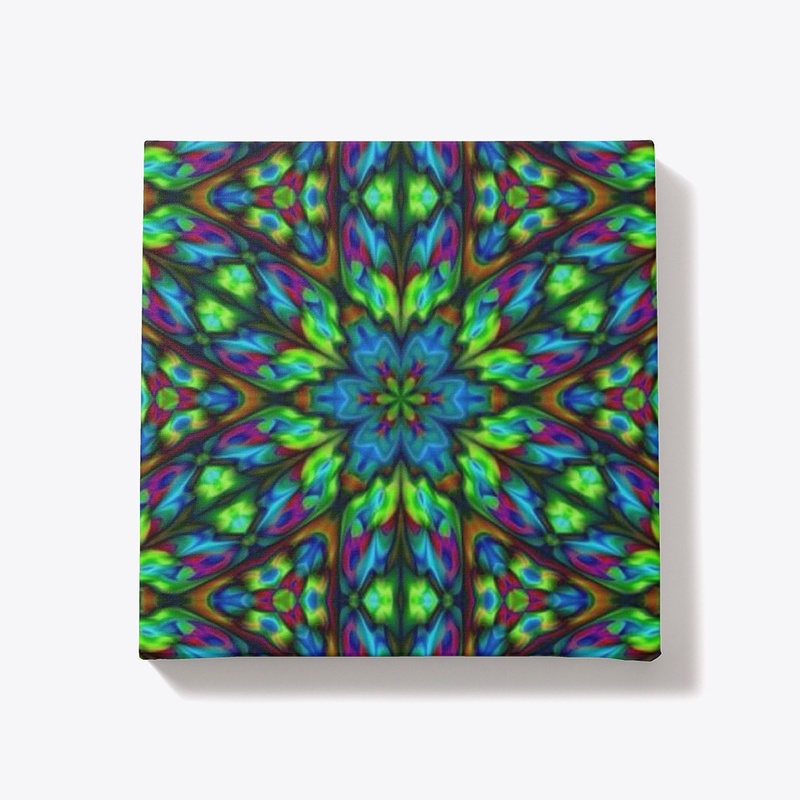 Blue Green Kaleidoscope