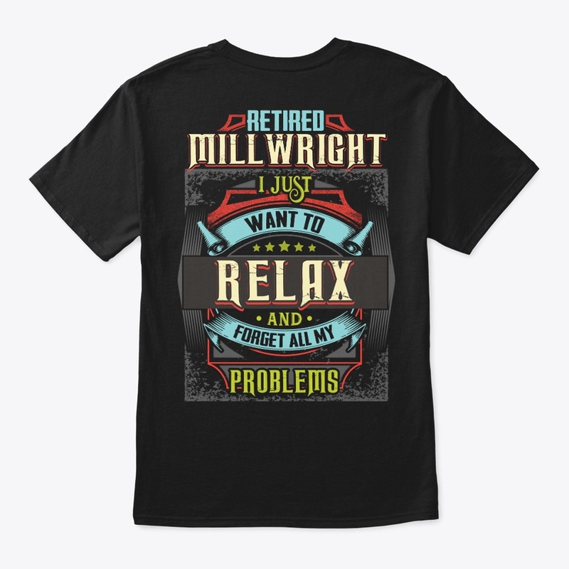 Retired Millwright Relax Hoodie