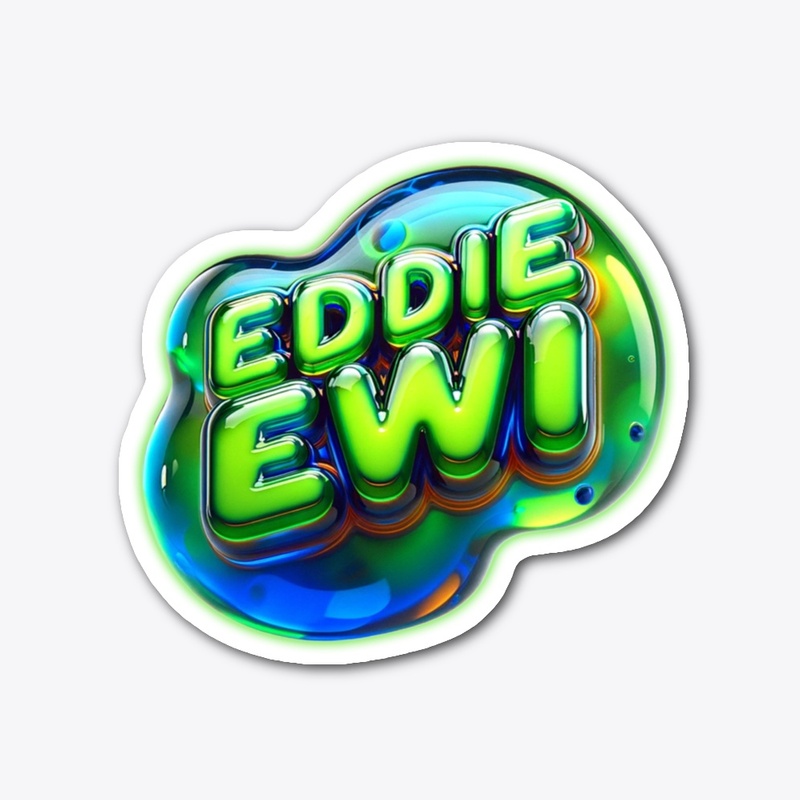 Eddie EWI Logo Die Cut Sticker