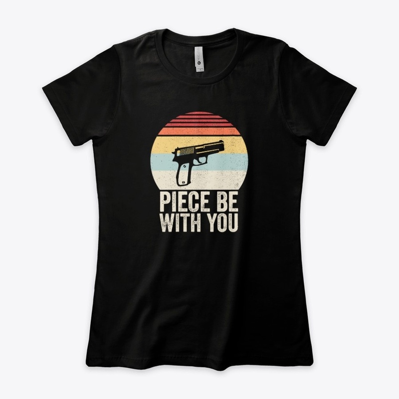 Vintage Gun Piece Be With You T-Shirt