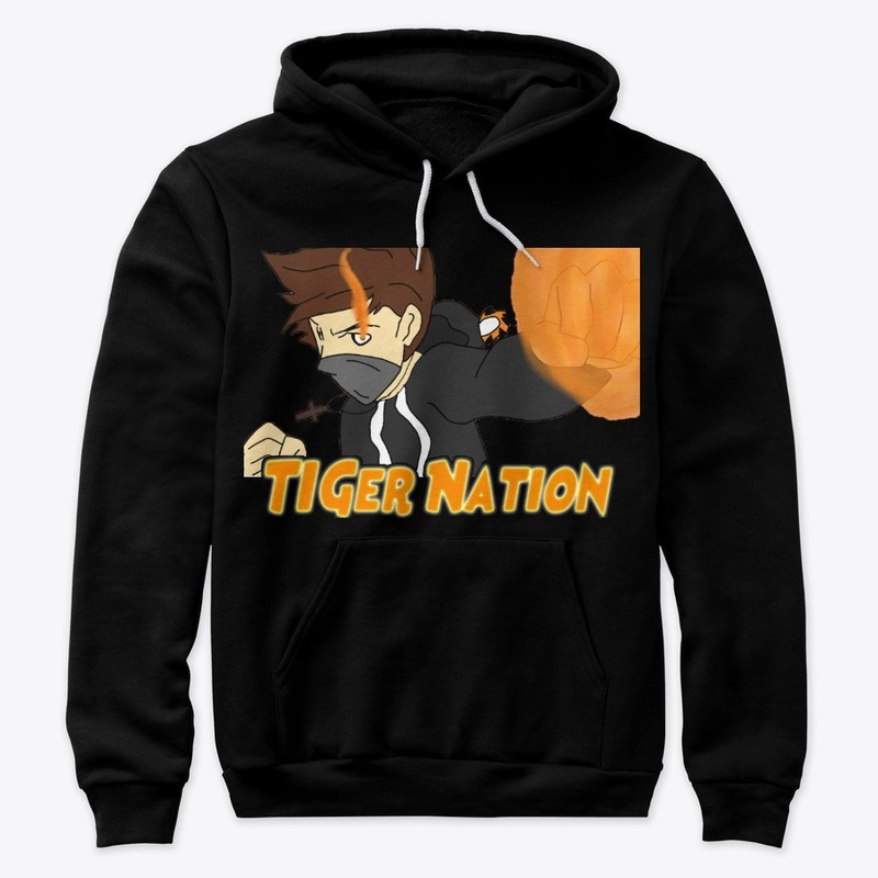 Tiger Nation Fire  Hoodie 