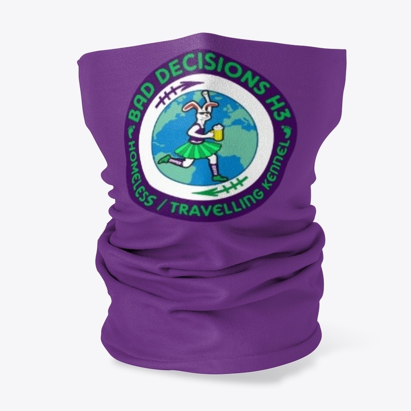 Neck gaiter BDH3 Bunny in Tutu logo