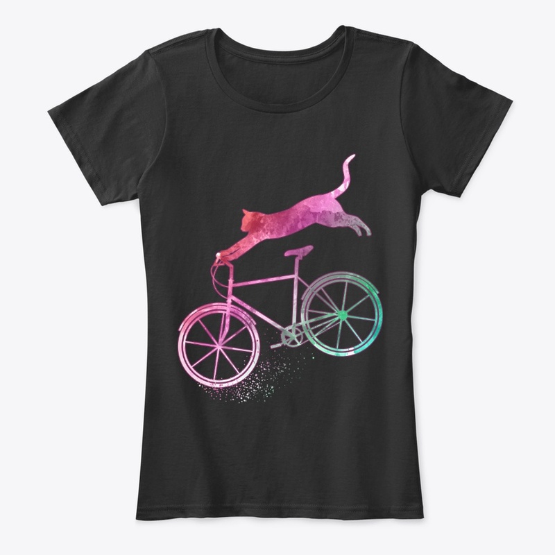 Cat Bike Cycling Gifts For Kitten Lover