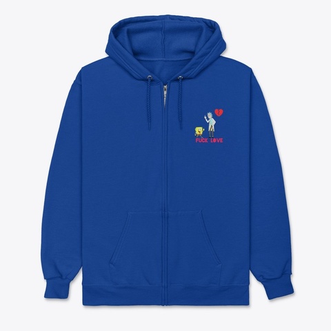 Trizzy Valentines Deep Royal T-Shirt Front