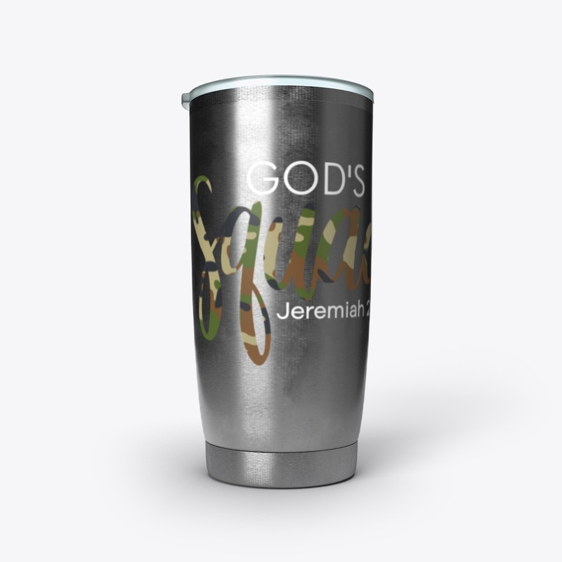 God's Squad Camo Glassware