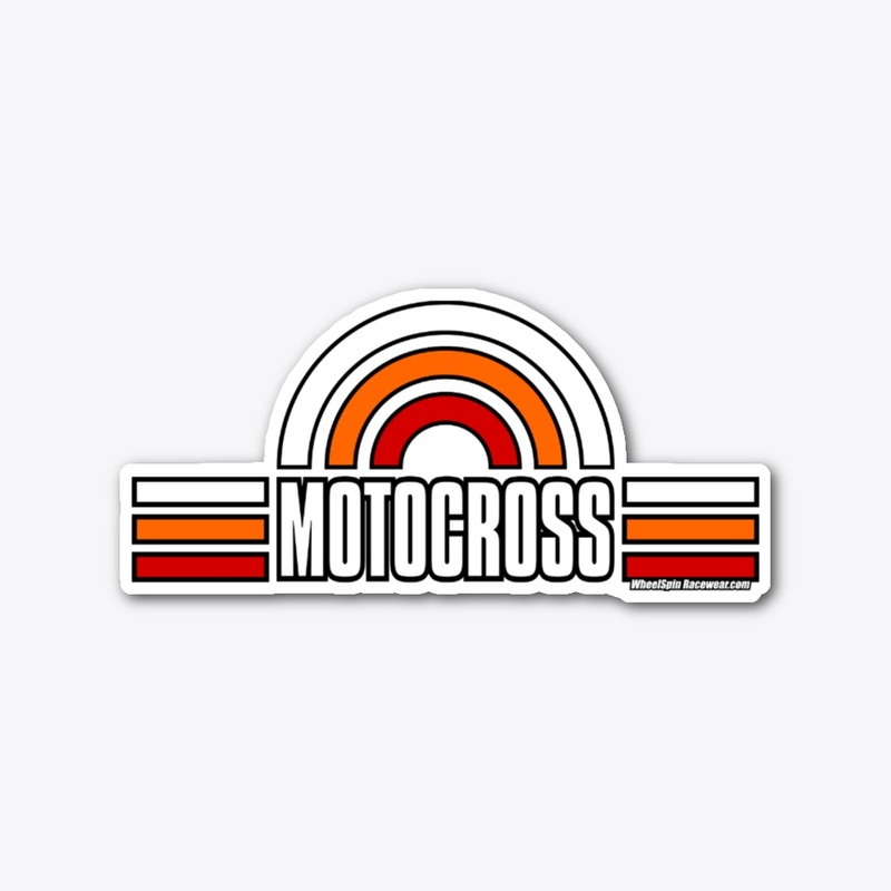 MOTOCROSS SUNSET - 80's Retro style