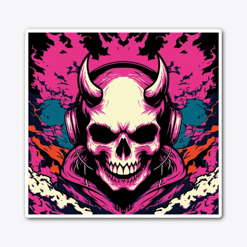 Neon Skulls