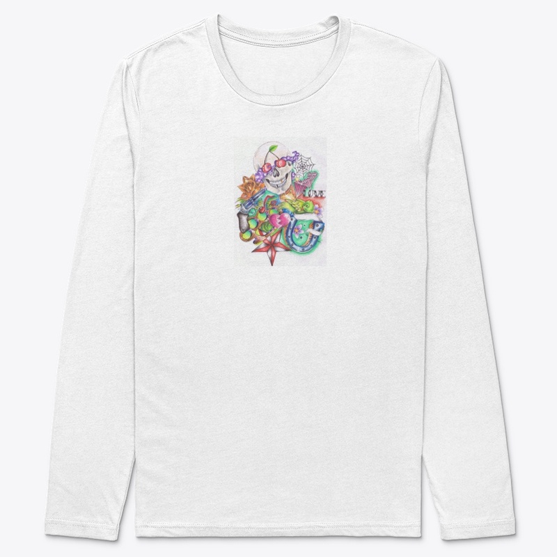 new skull printed man tshirt 