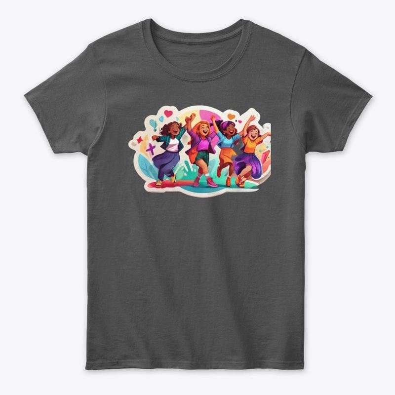 joyful moves girl's dance party t-shirt