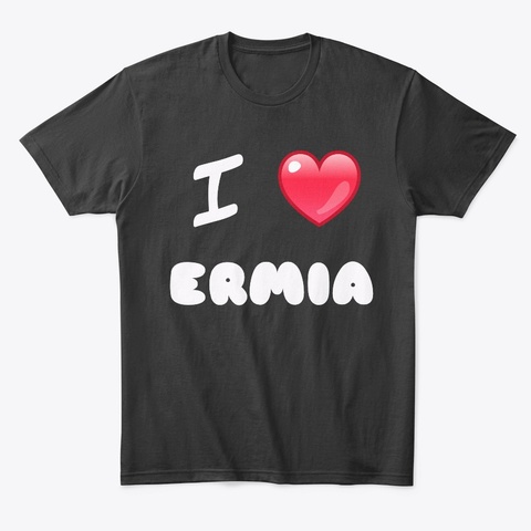 Iermia Black Maglietta Front