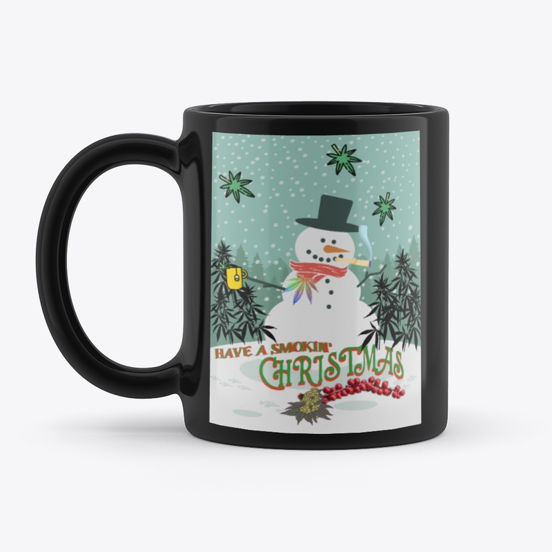 Have a Smokin' Christmas with snowman