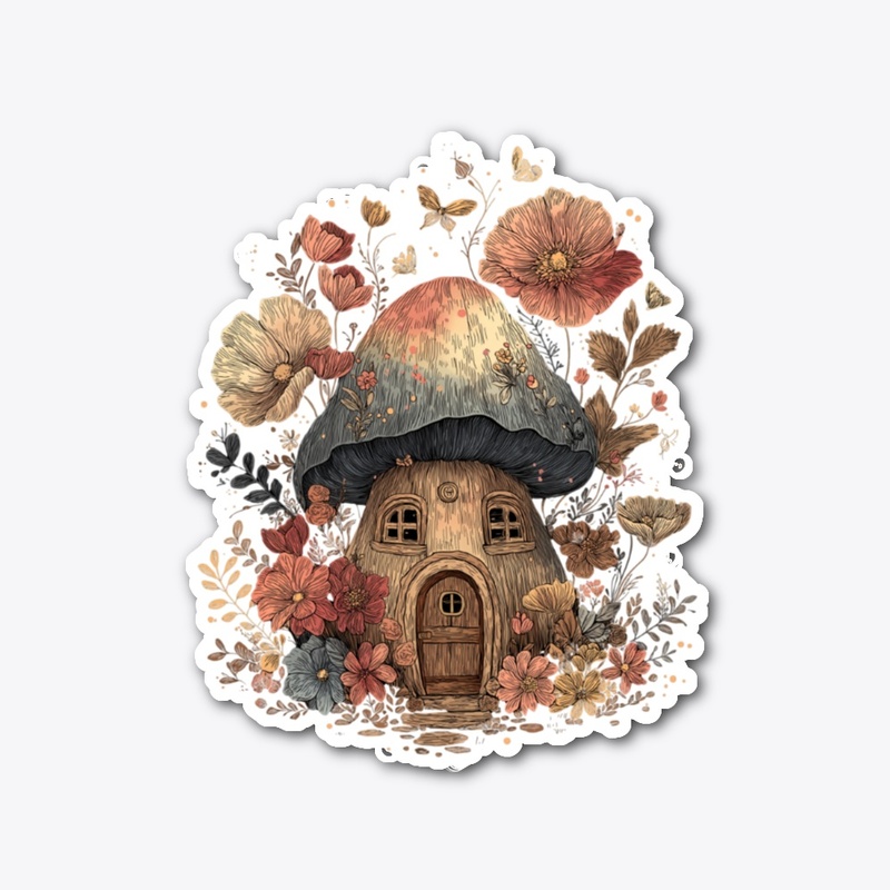 Kawaii Mushroom Cottage
