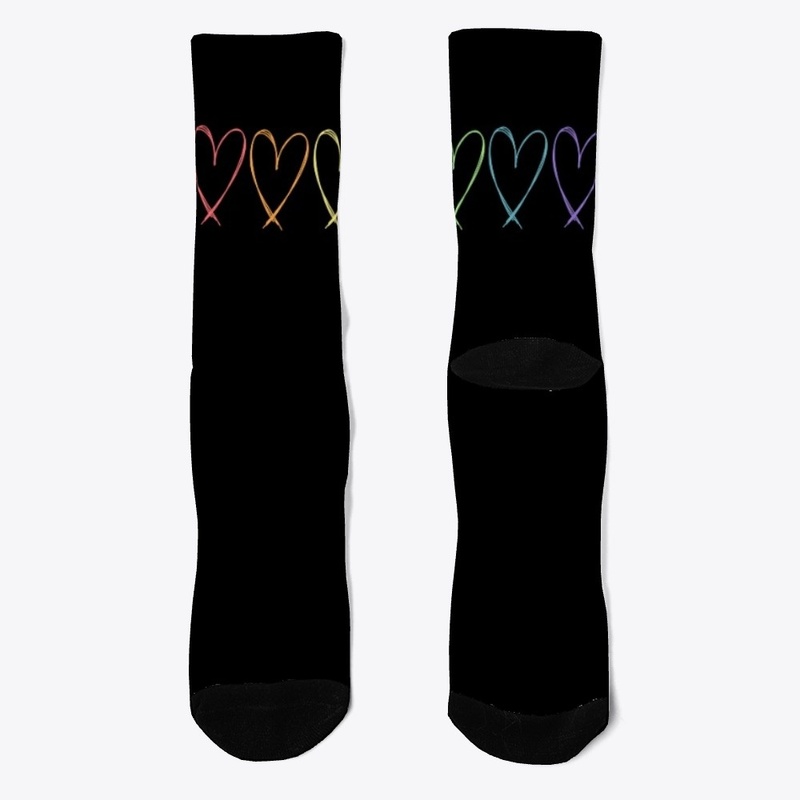 String of LGBT hearts