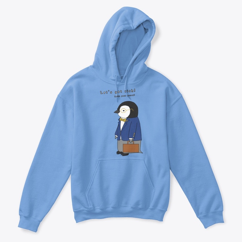 Get Rich - Cute Baby Penguin Design