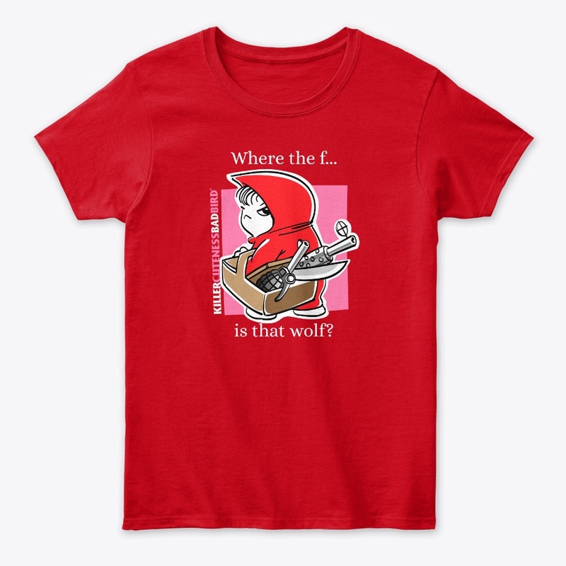 Girl T-Shirt Armed Cute #4 Dark