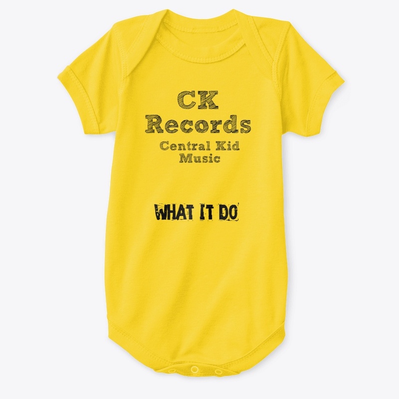 CK records baby onesie 