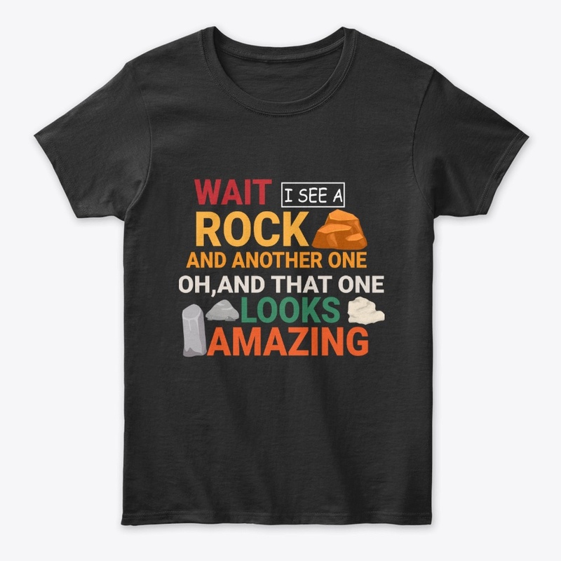 Wait I See a Rock design