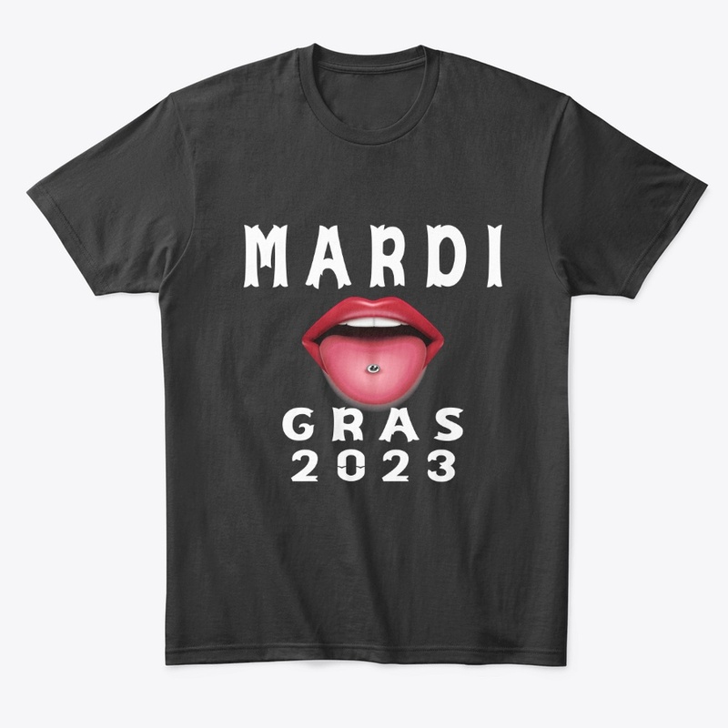 Mardi Gras Lips,Mardi Gras 2023 T-Shirt