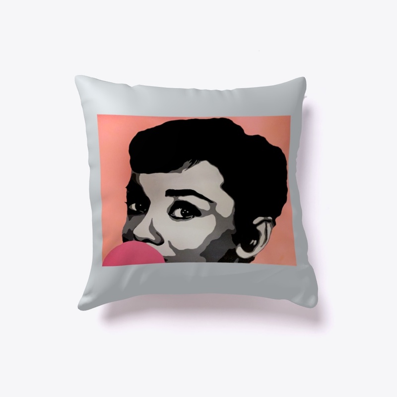 Audrey Hepburn Eyes Landscape