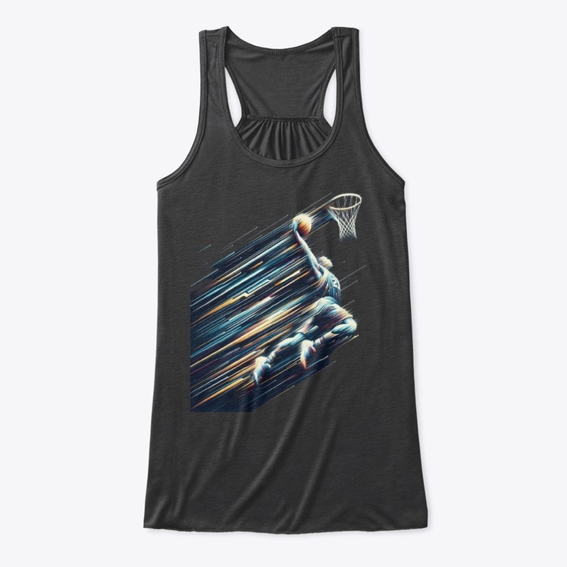 Motion Blur Dunk – Explosive Abstract 