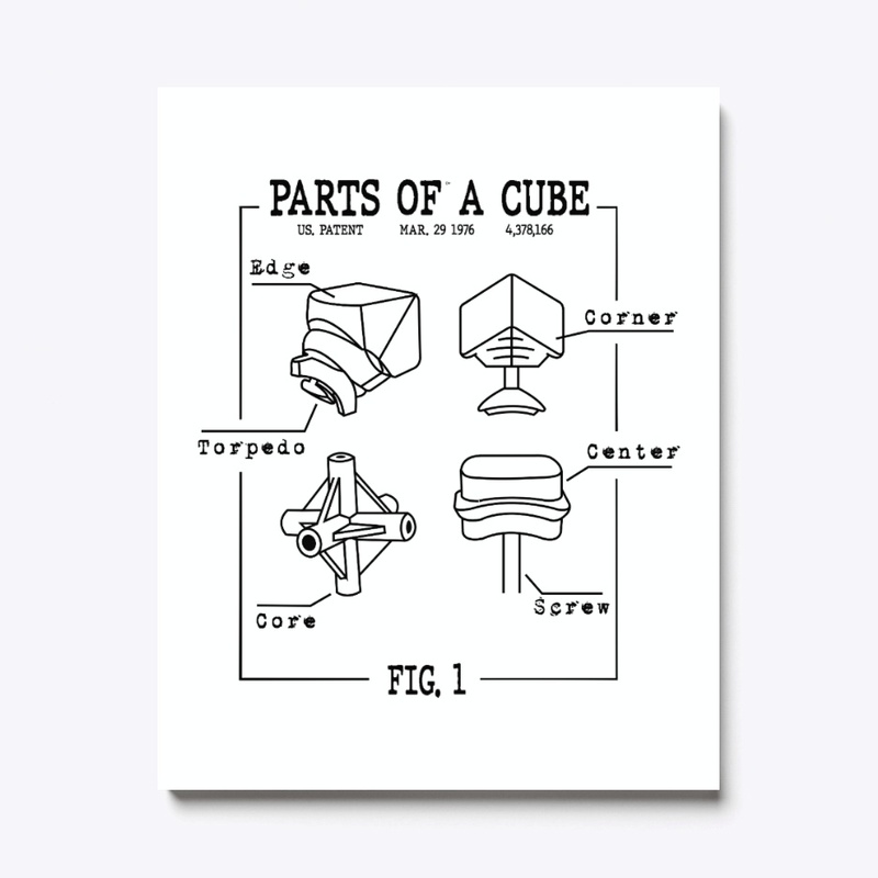 Parts of a Cube Canvas Light
