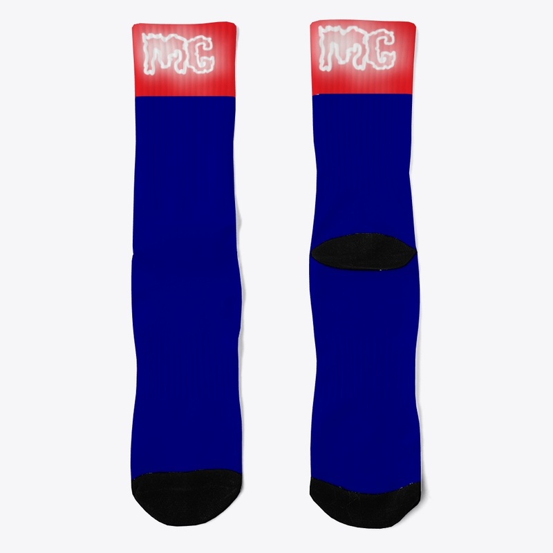 milangamer sokken blauw/rood 
