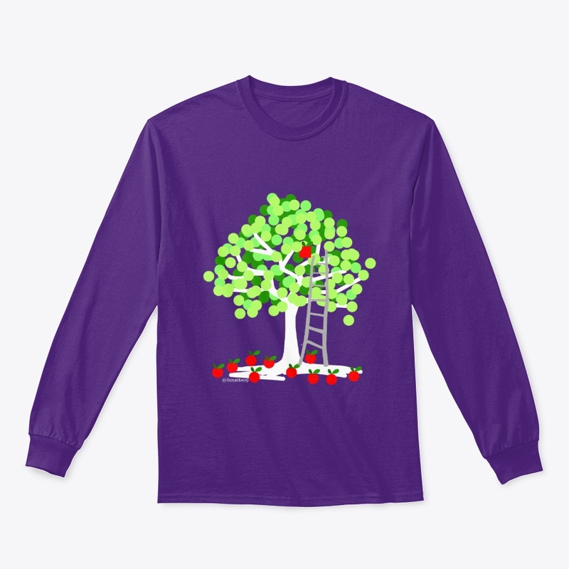 apple tree by night