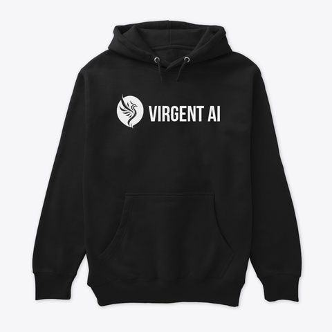Virgent Ai Merch Black T-Shirt Front