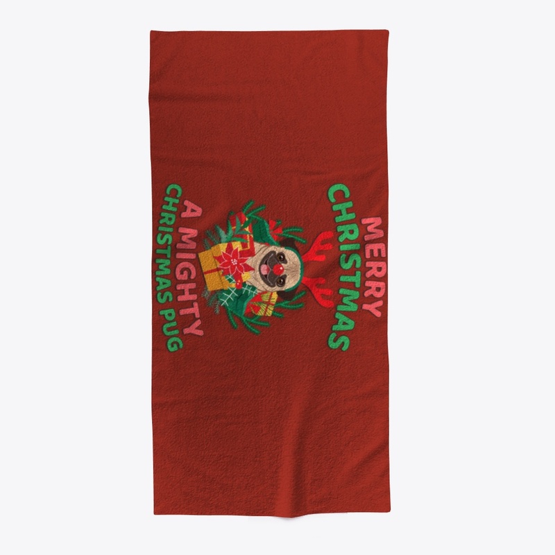 Merry Christmas Mighty Christmas Pug
