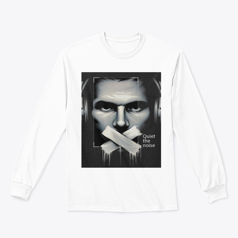 A T SHIRT DESIGN QUIT AND NOISE