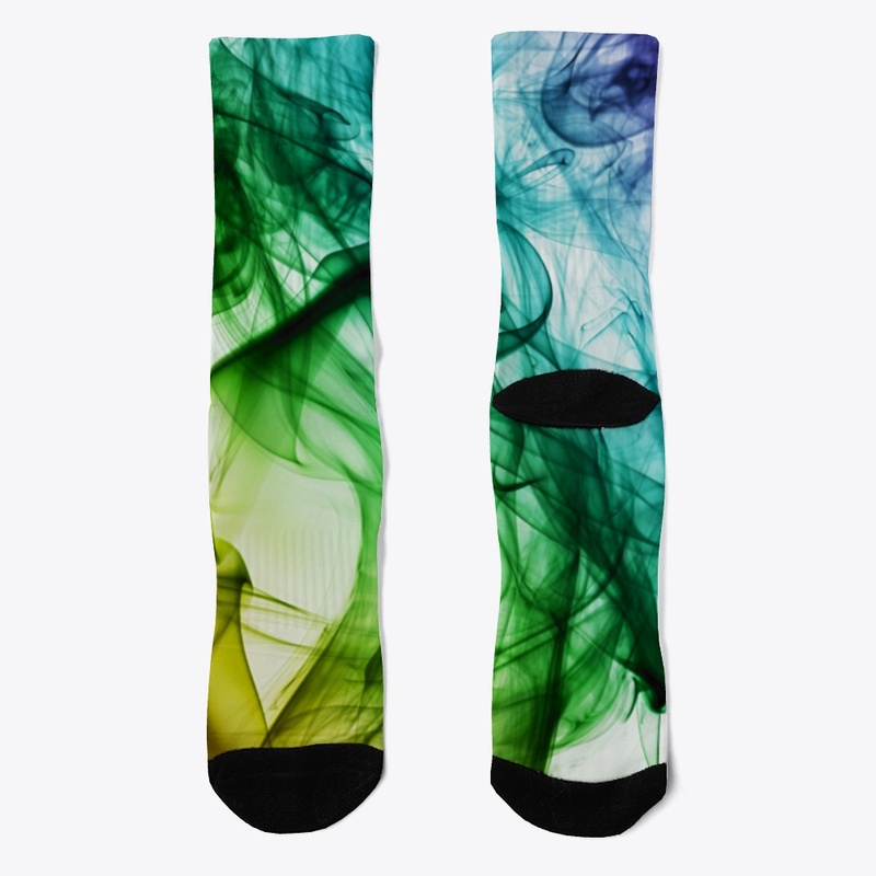 Colorful Smoke Tie Dye Design