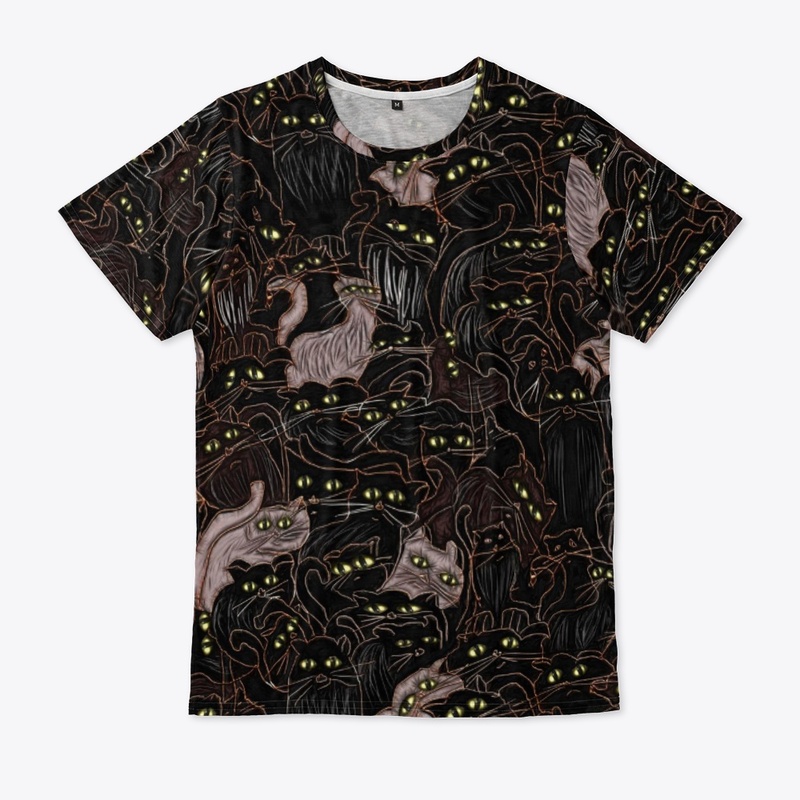 Black Cats Pattern