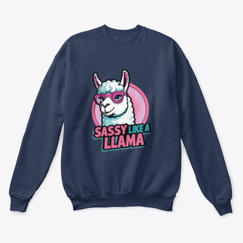 Sassy Like a Llama – Bold Cartoon 