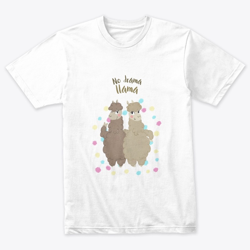 Two Llamas Sans the Drama Novelty 