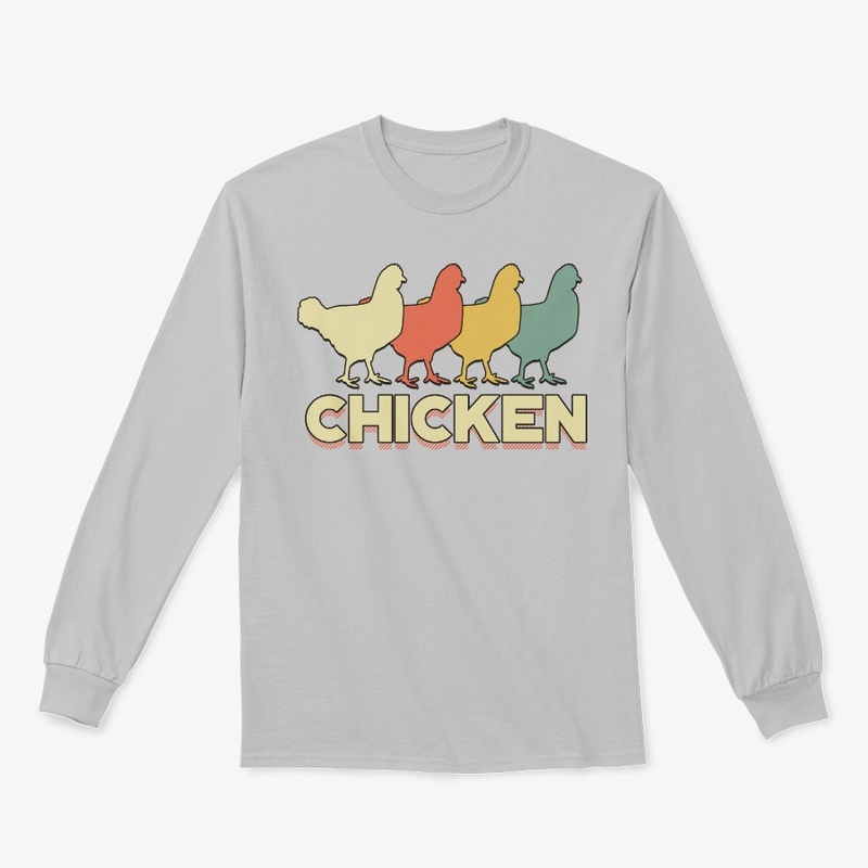 Retro Silhouette Vintage Chicken Lover