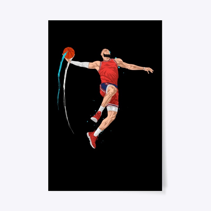 Basketball - One Handed Slam
