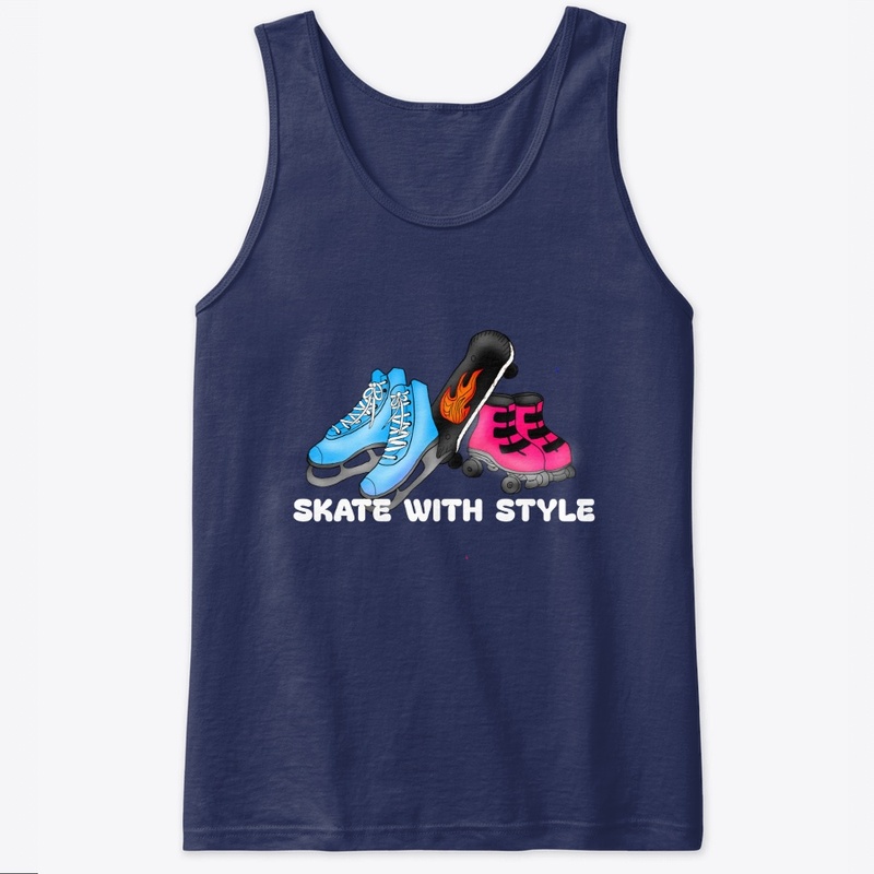 SKATE WITH STYLE - Tank Top