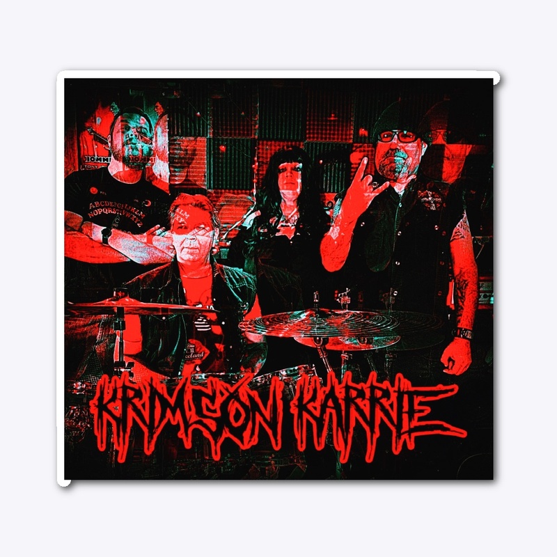 Krimson Karrie Sticker 