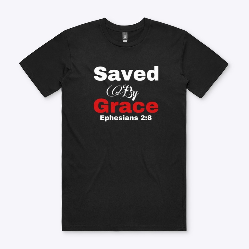 Ephesians 2:8- White & Red
