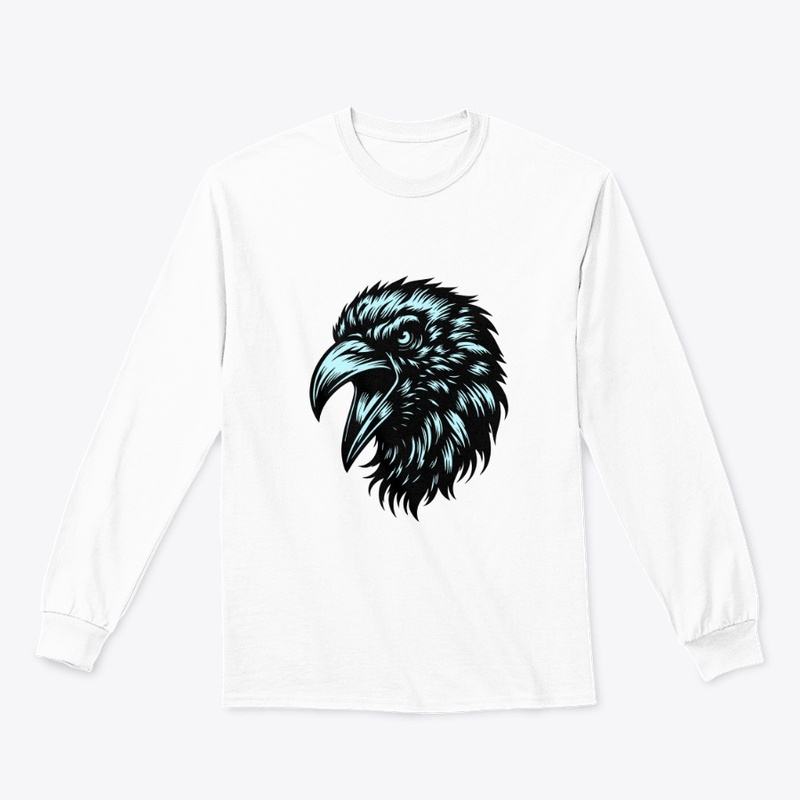 Powerful Angry Crow Art