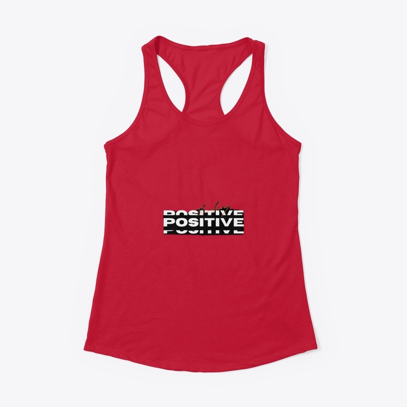 'POSITIVE' Women's Racerback Tank