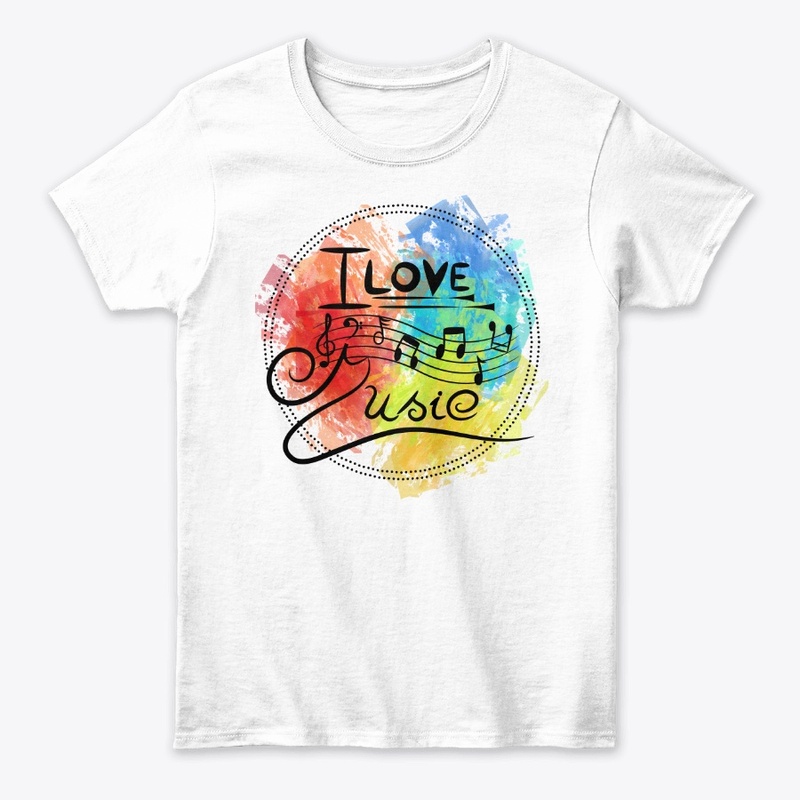 Art Lettering: "I Love Music" 1