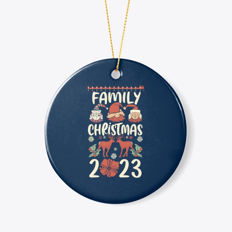 Family christma 2023 t shirt design